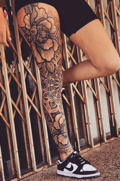 thigh/butt tattoos|22+ Attractive Thigh Tattoos For Women To Inspire You